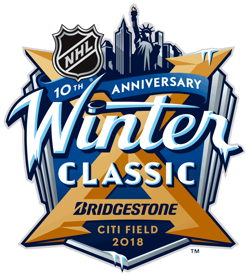 NHL Winter Classic 2018 Primary Logo iron on heat transfer
